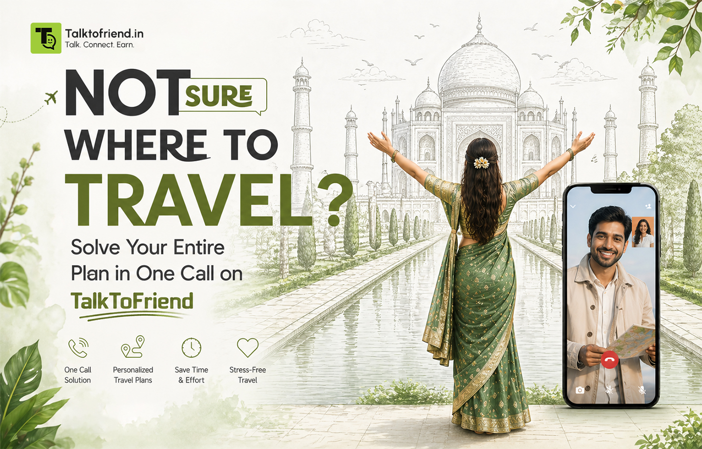 Not Sure Where to Travel? Solve Your Entire Plan in One Call on TalkToFriend 